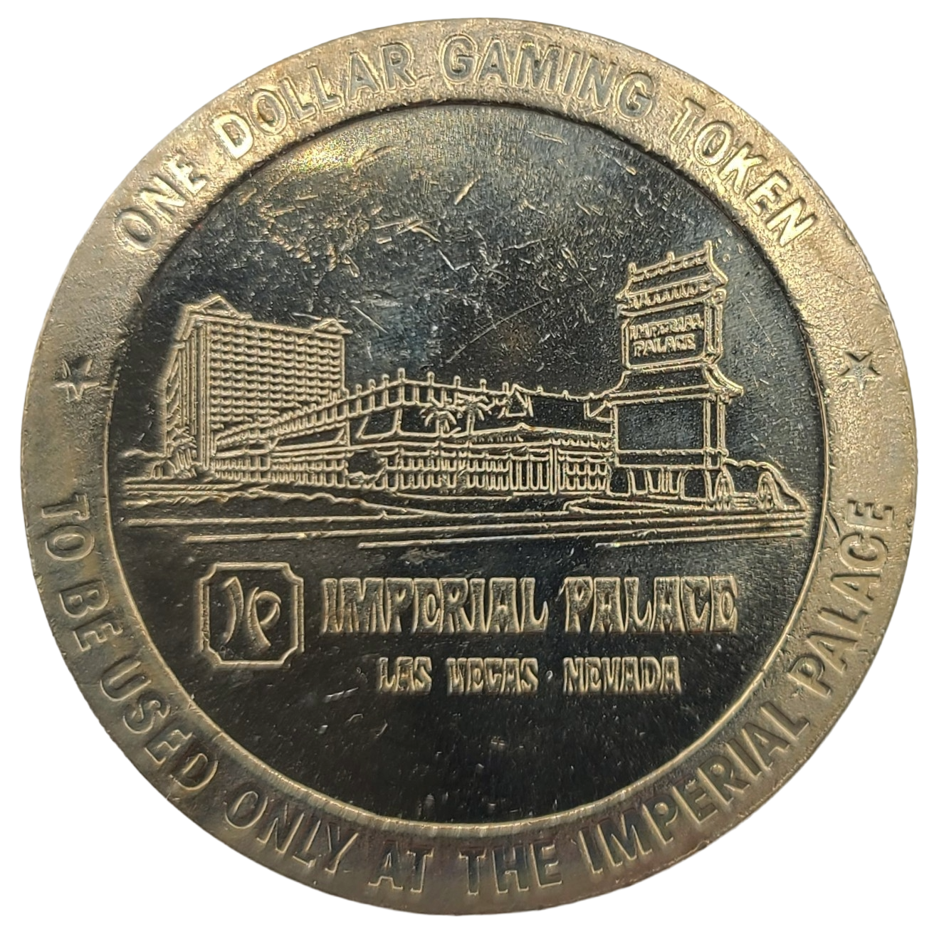 Imperial Palace Casino Las Vegas NV $1 Token 1980