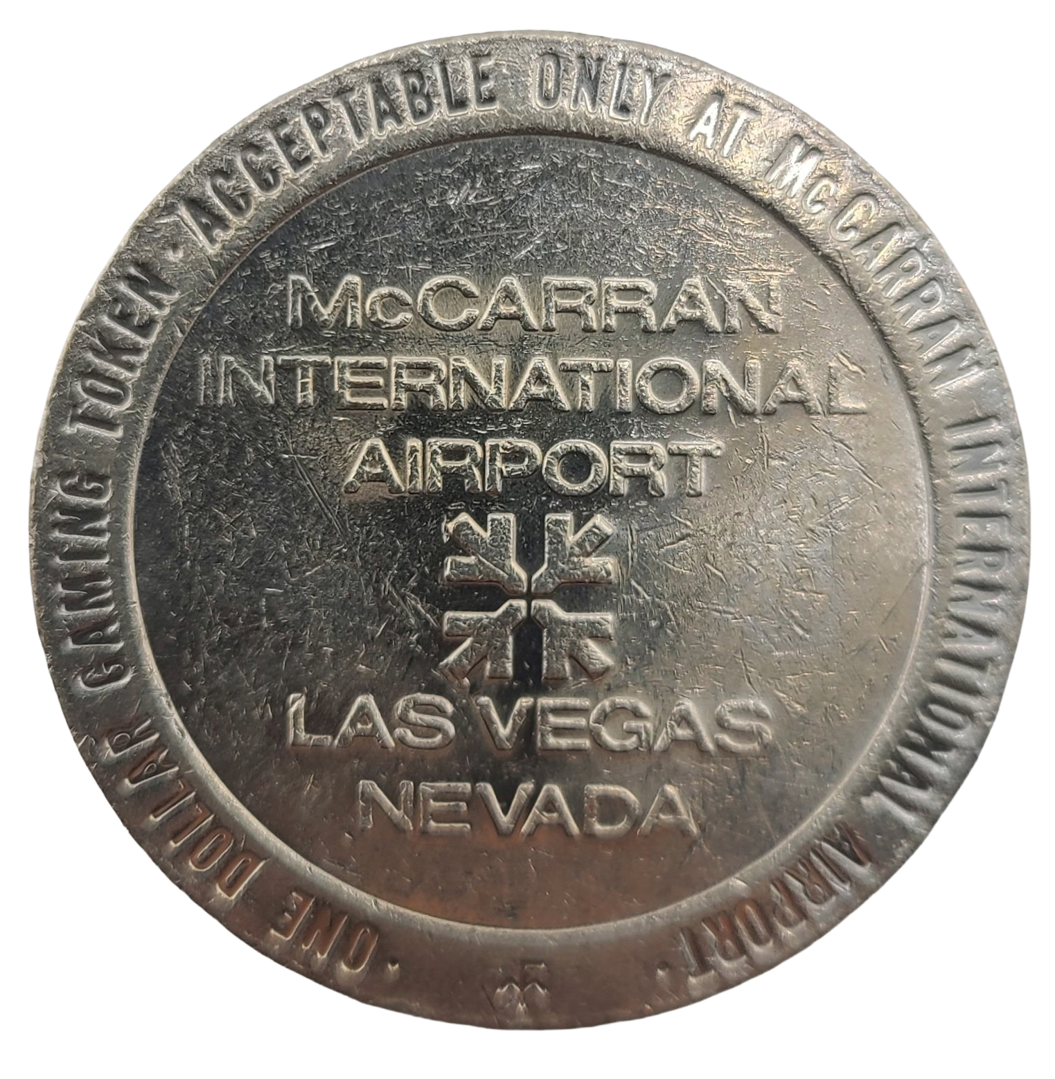 McCarran Airport Casino Las Vegas Nevada $1 Token 1980