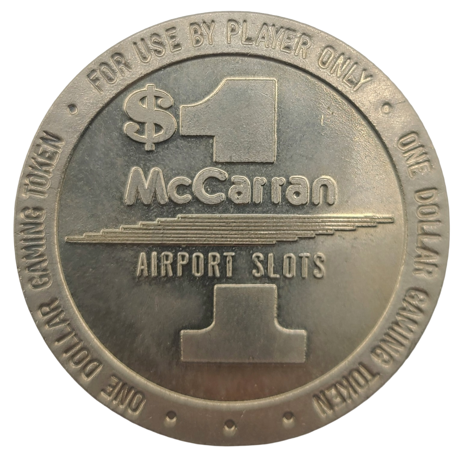 McCarran Airport Casino Las Vegas Nevada $1 Token 1988