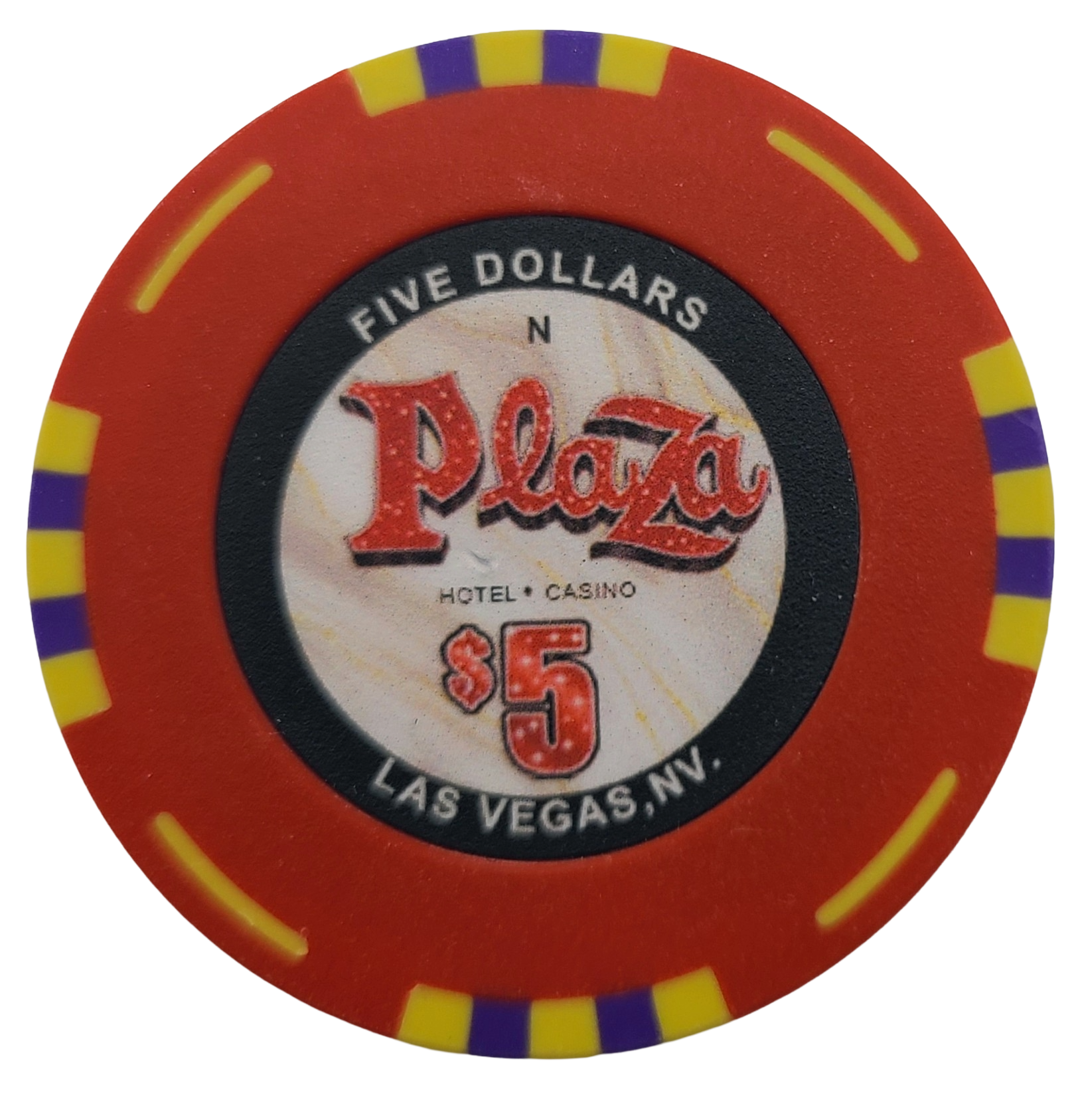 Plaza Hotel and Casino Las Vegas Nevada $5 Chip 2026