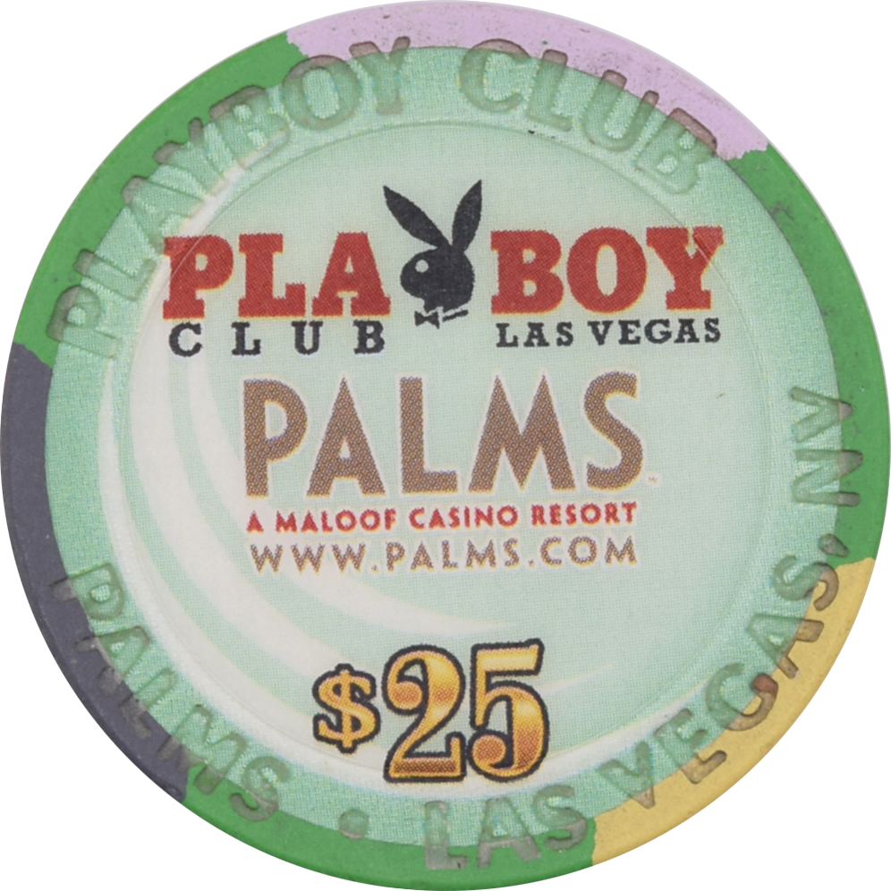 Palms Casino Resort Las Vegas Nevada $25 Hugh M. Hefner Chip 2006