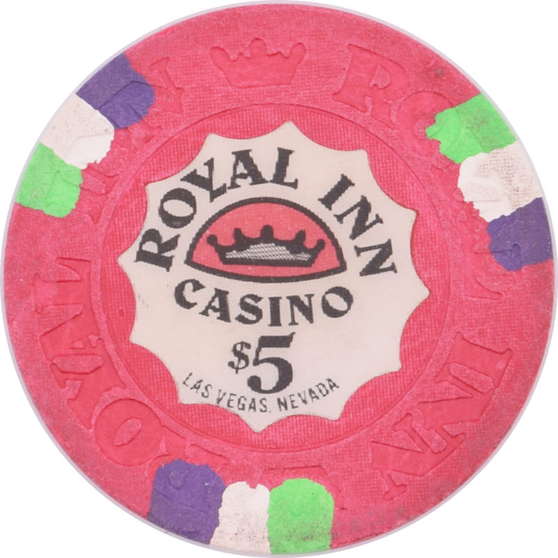 Royal Inn Casino Las Vegas Nevada $5 Chip 1979