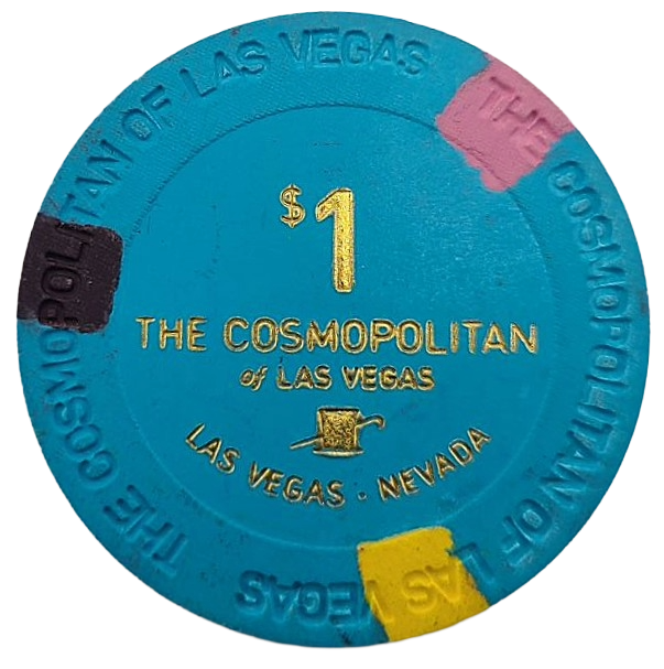 The Cosmopolitan Casino Las Vegas Nevada $1 Used Chip Hot-Stamp 2024