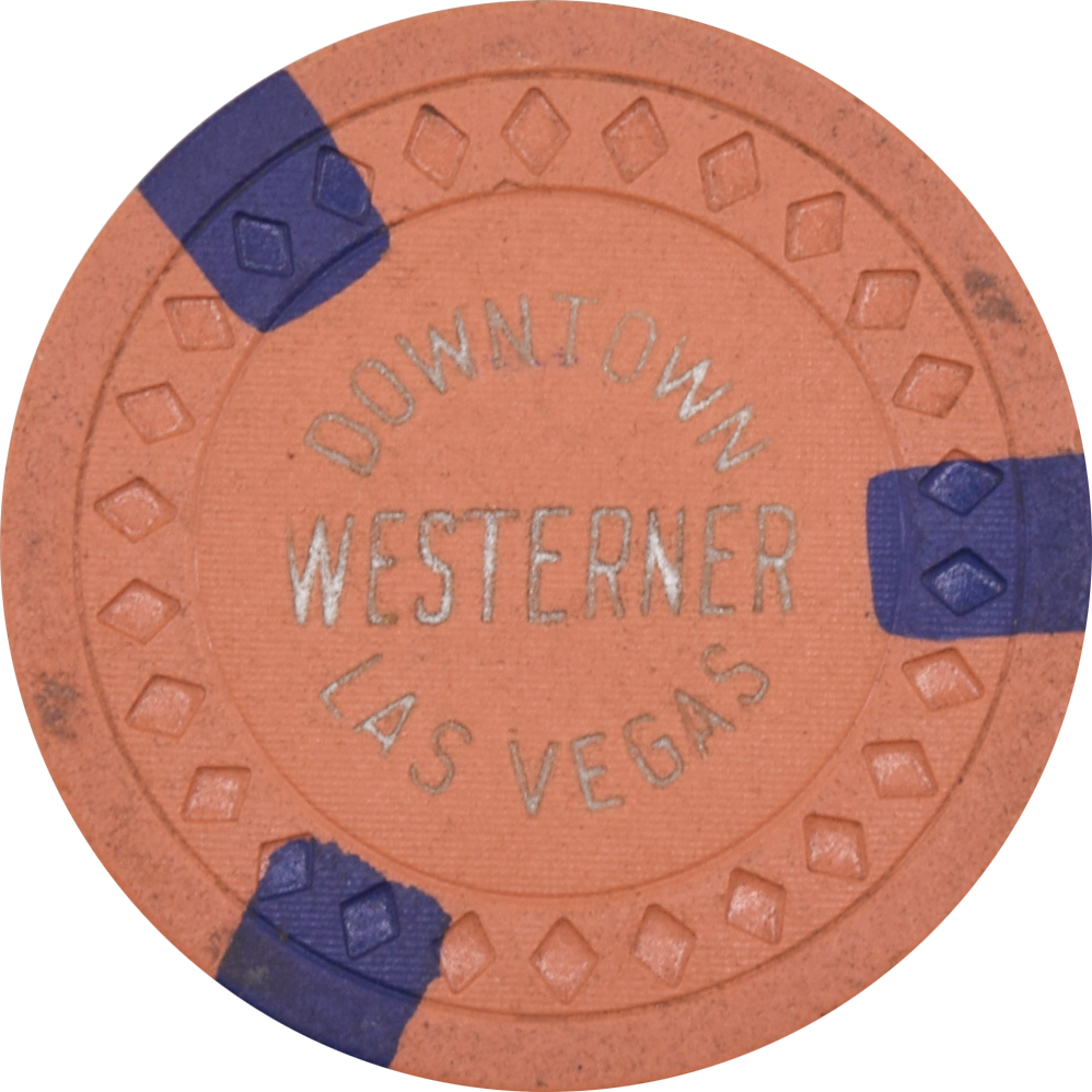 The Westerner Casino Las Vegas Nevada Rust Chip 1950