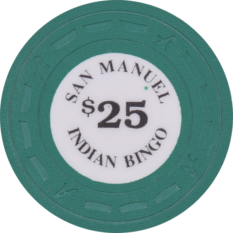 San Manuel Casino Highland California $25 Chip