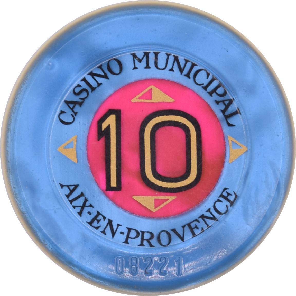 Casino Municipal Aix en Provence France 10FRF 45mm Jeton