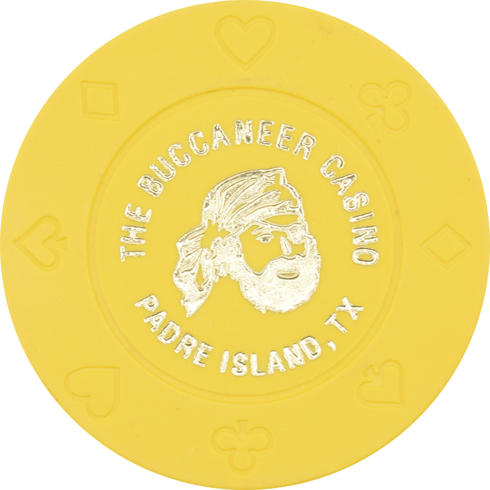 The Buccaneer Fantasy Casino Padre Island Texas $1 Chip