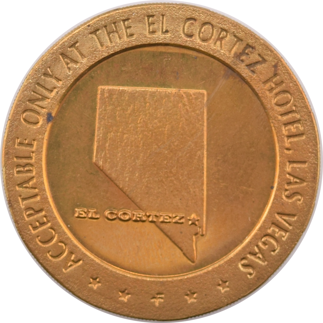 El Cortez Casino Las Vegas NV 50 cent Token 1967