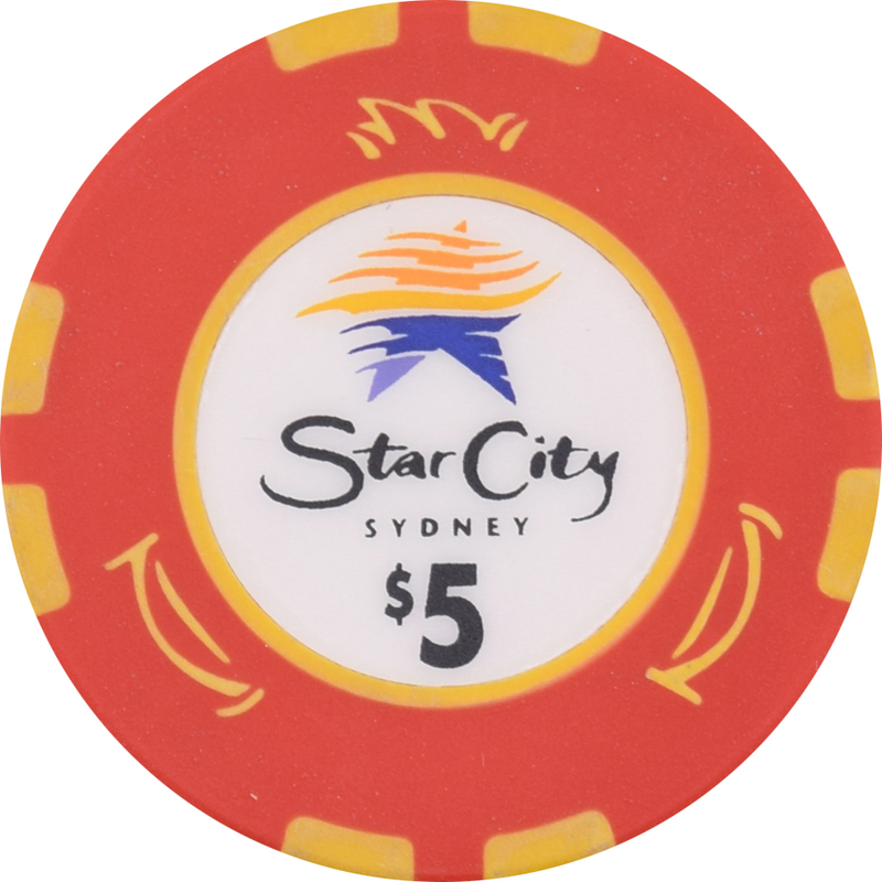 Star City Sydney Casino Pyrmont NSW Australia $5 Chip