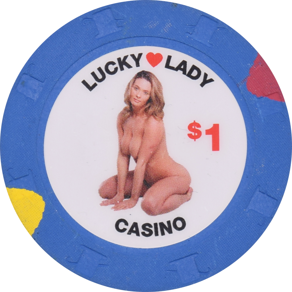 Lucky Lady Casino Gardena California $1 Chip 2016