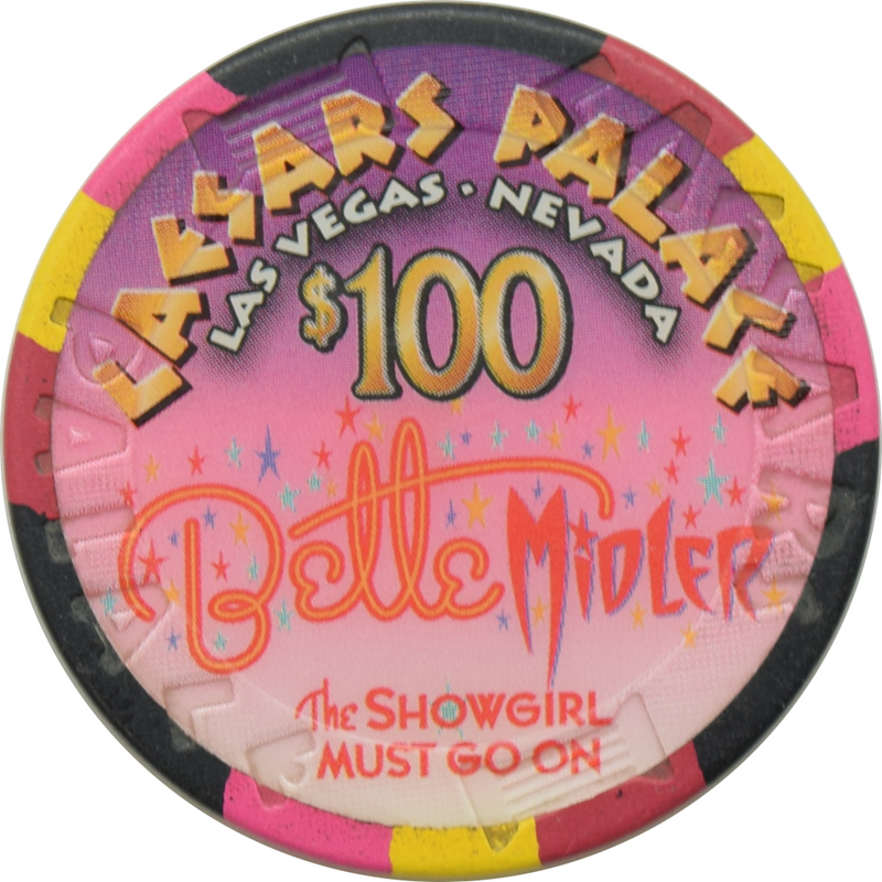 Caesars Palace Casino Las Vegas Nevada $100 Bette Midler Chip 2008