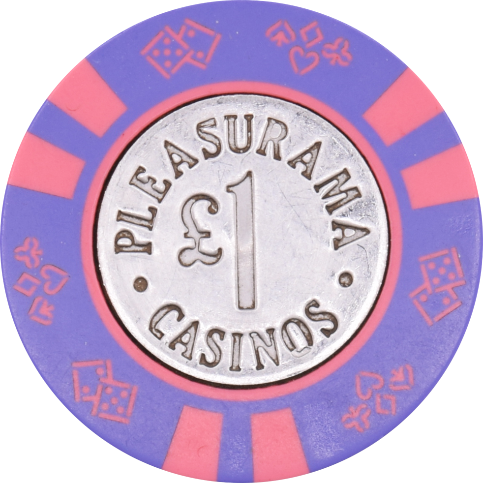 Pleasurama Casino London United Kingdom UK £1 Chip