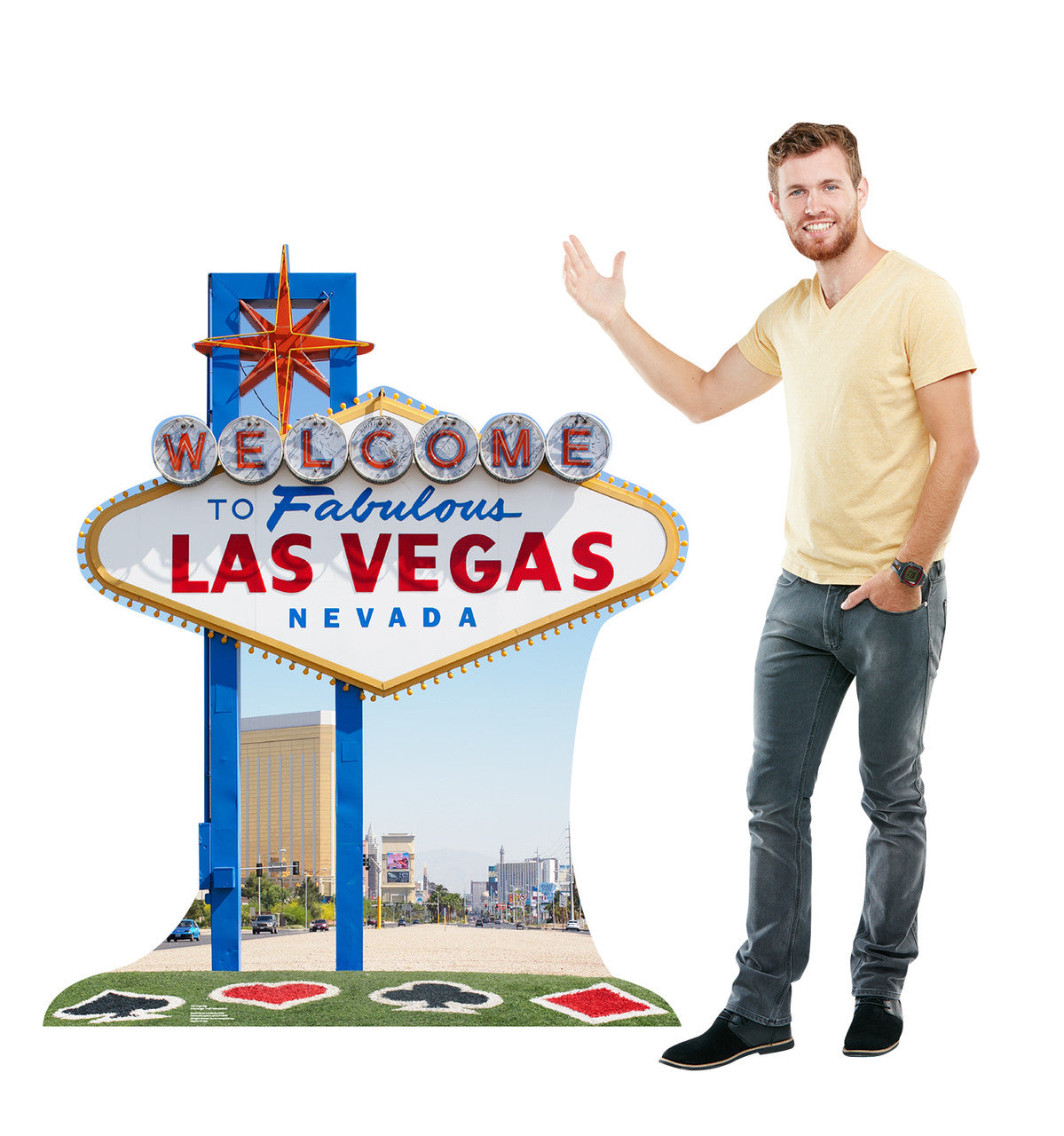 Las Vegas Sign Cardboard Cutout