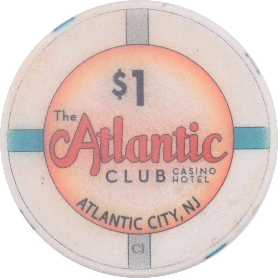 Atlantic Club Casino Hotel New Jersey $1 Chip