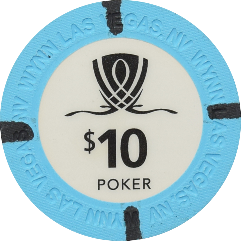Wynn Casino Las Vegas Nevada $10 Poker Room Chip 2005
