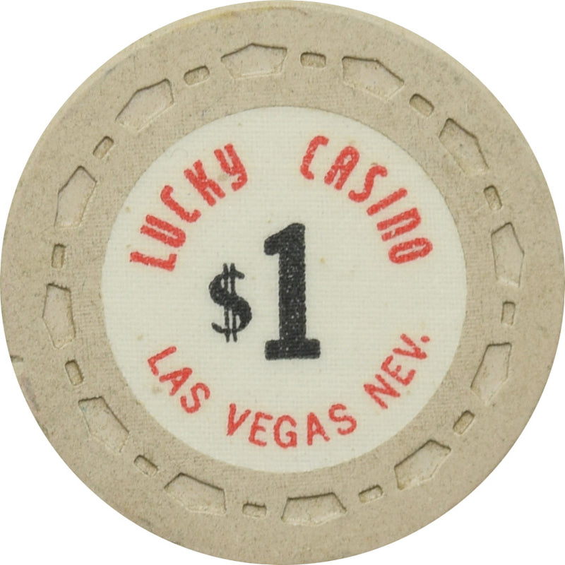 Lucky Casino Las Vegas Nevada $1 Chip 1963