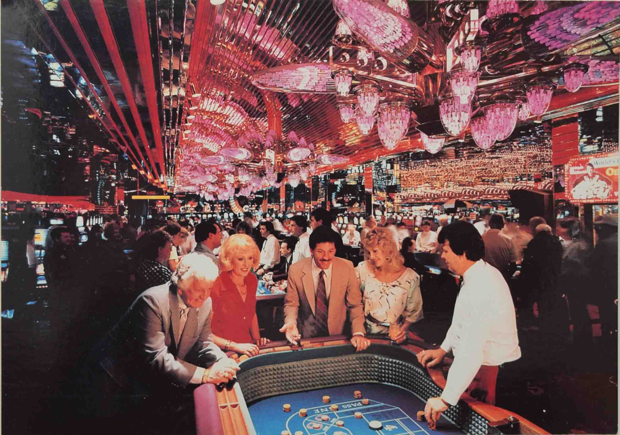 Vegas World Casino Set of 8 Different Postcards