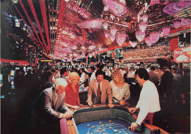 Vegas World Casino Set of 8 Different Postcards
