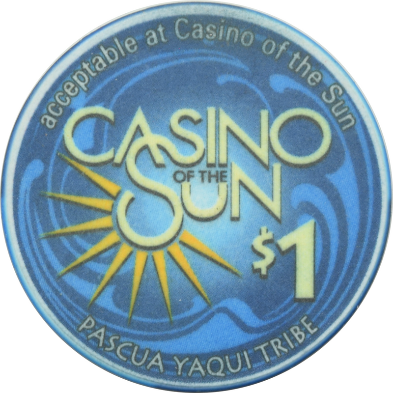 Casino del Sol /Sun (Sol Casinos) Resort Tucson Arizona $1 Ceramic Chip