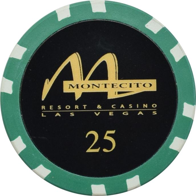 Montecito Casino Las Vegas TV Series Prop $25 Chip