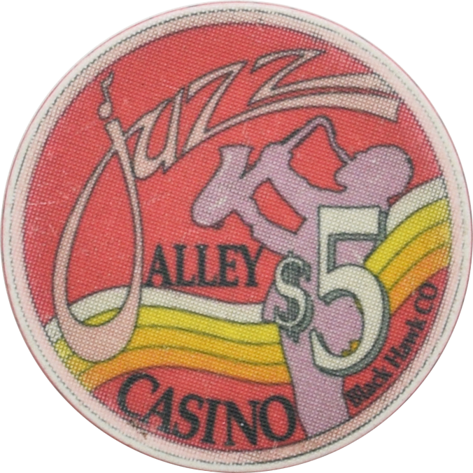 Jazz Alley Casino Black Hawk Colorado $5 Chip