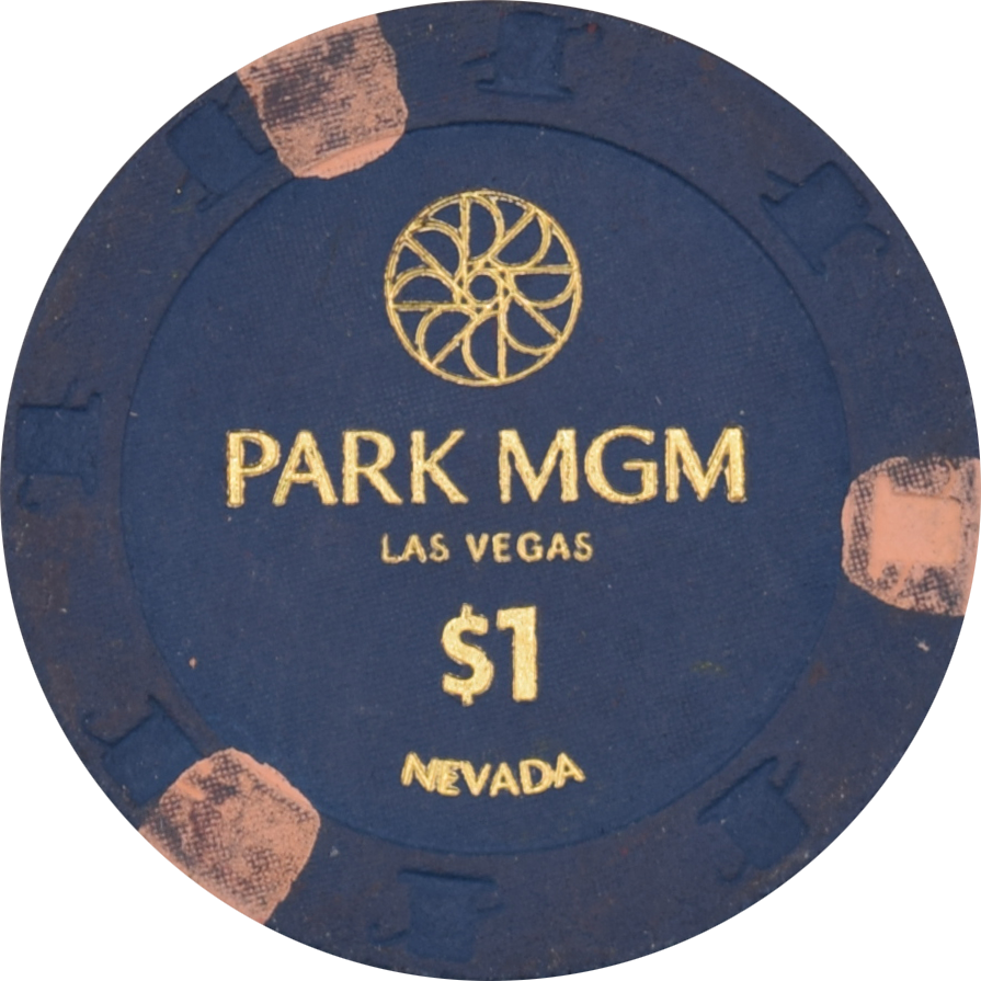 Park MGM Casino Las Vegas Nevada $1 Chip 2023