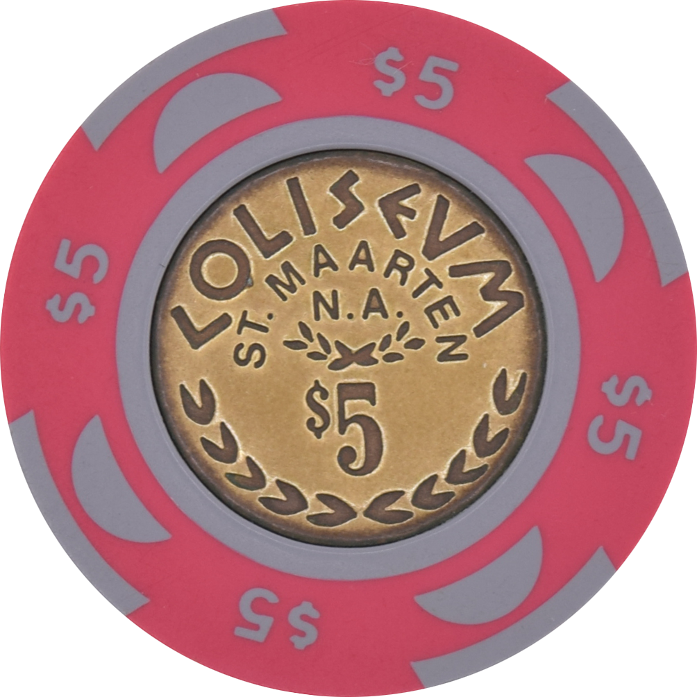 Coliseum Casino Philipsburg St. Maarten $5 Chip