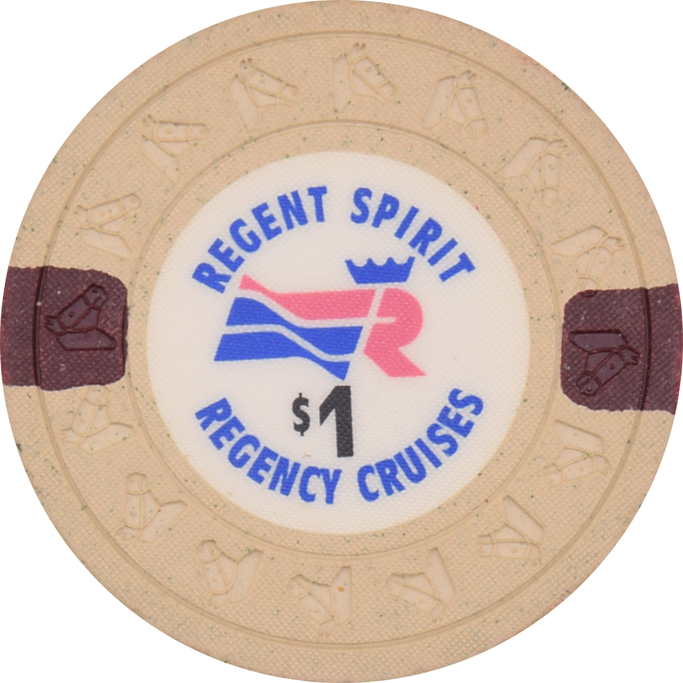 Regent Spirit Cruise Ship $1 HHR Chip