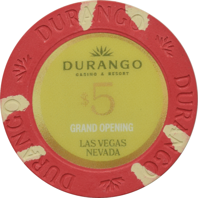 Durango Casino & Resort Las Vegas Nevada $5 Grand Opening Chip 2023