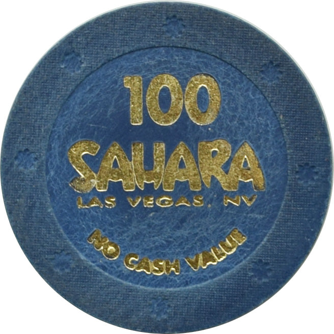 Sahara Casino Las Vegas Nevada $100 No Cash Value Chip