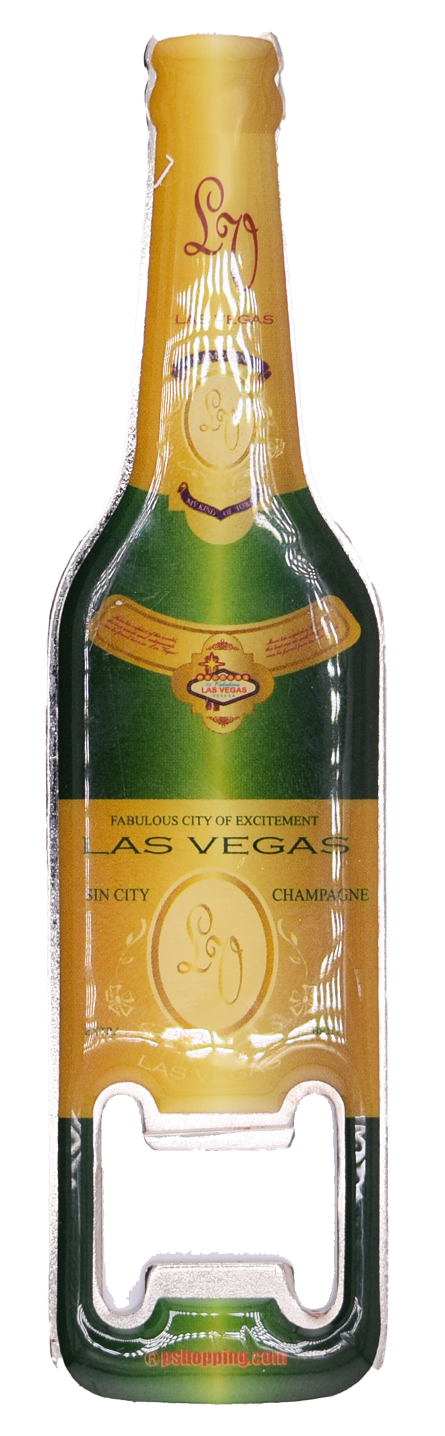 Fabulous City of Excitement Las Vegas Bottle Opener