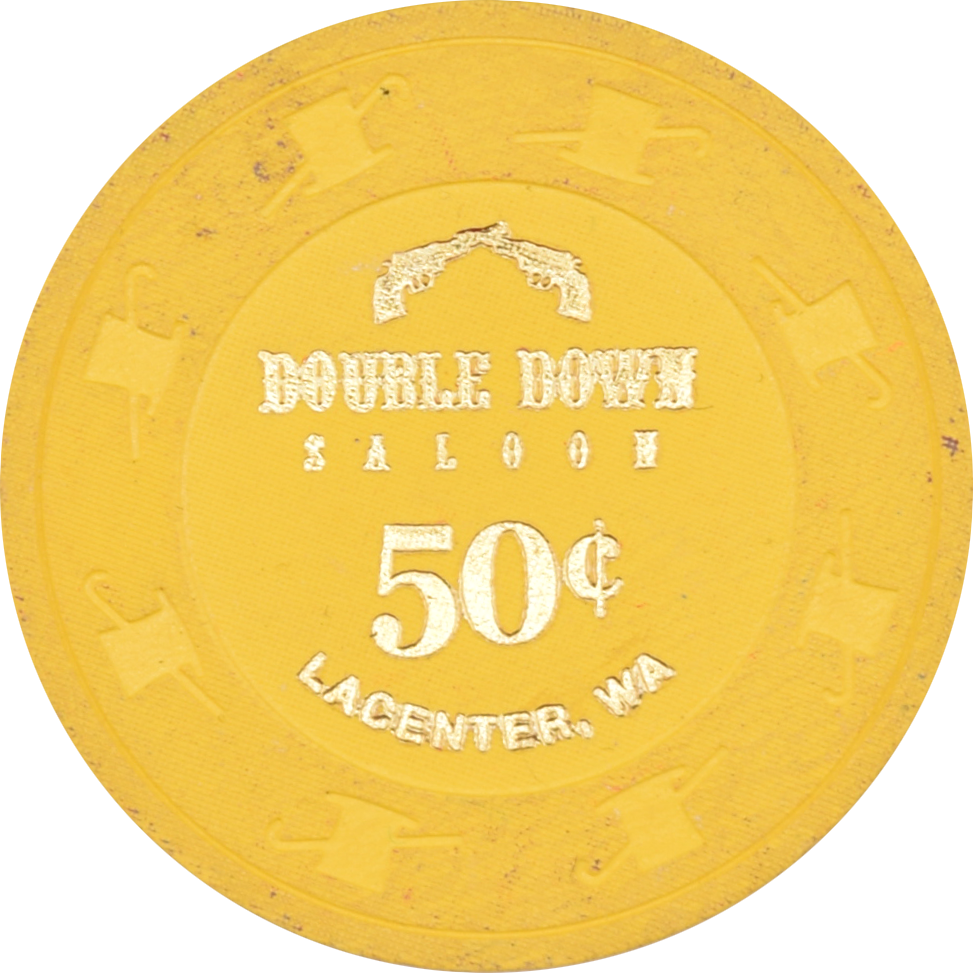 Double Down Saloon and Casino La Center Washington 50 Cent Chip