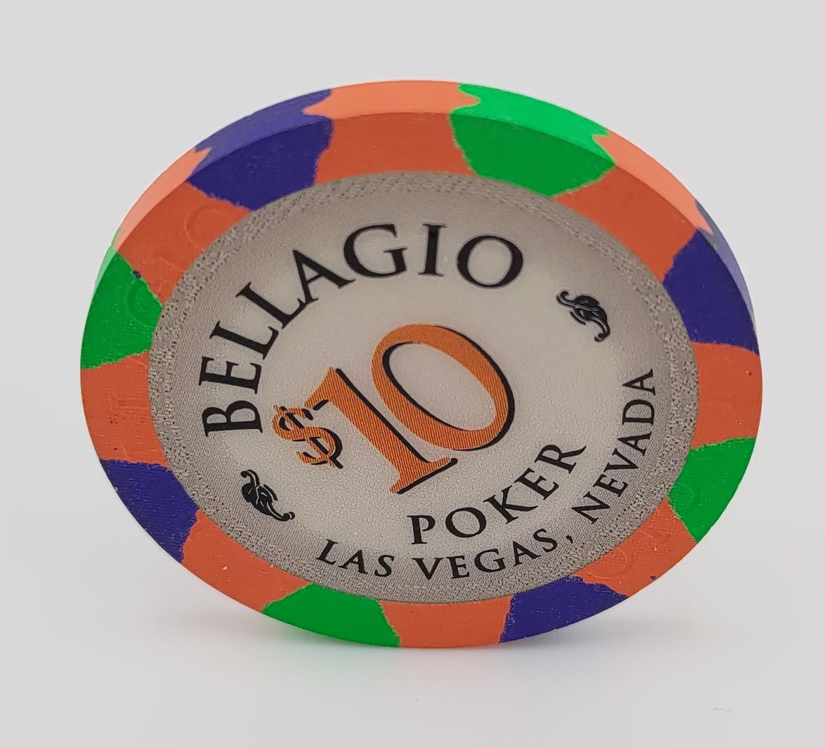Bellagio Casino Las Vegas Nevada $10 Chip 1998