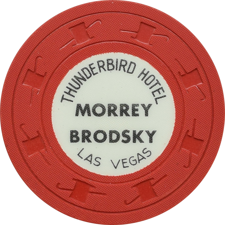 Thunderbird Casino Las Vegas Nevada $1 Morrey Brodsky Chip 1962