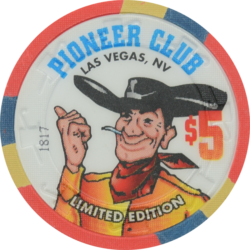Pioneer Club Casino Las Vegas Nevada First Railroad Service to Las Vegas 1905 Chip 1995