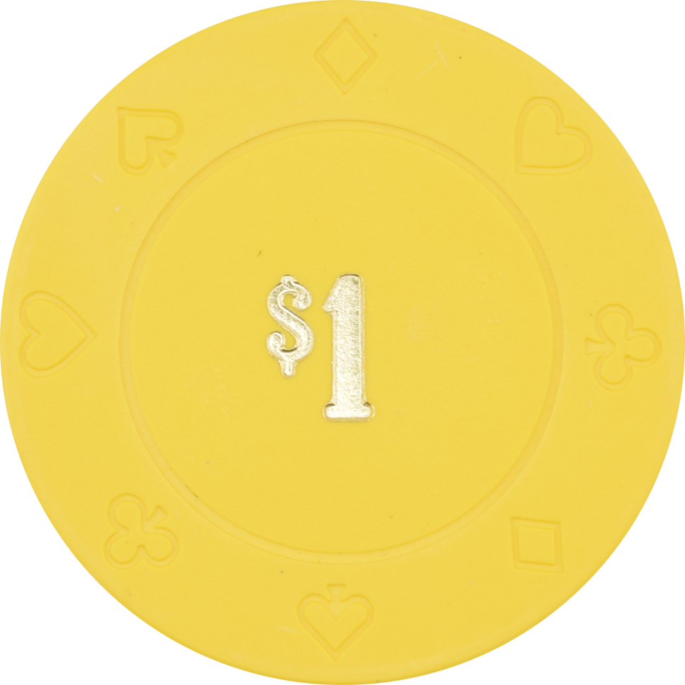The Buccaneer Fantasy Casino Padre Island Texas $1 Chip