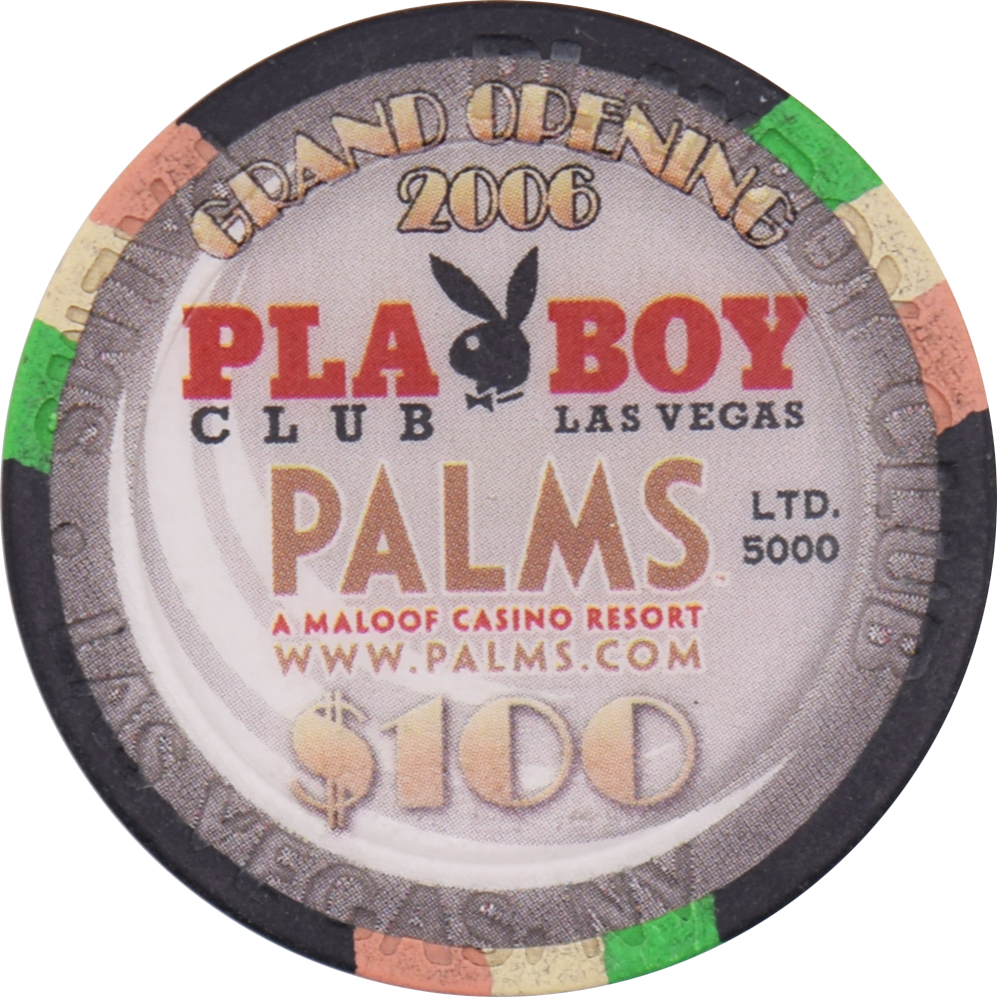 Playboy Palms Casino Las Vegas Nevada $100 Marilyn Monroe Chip 2006