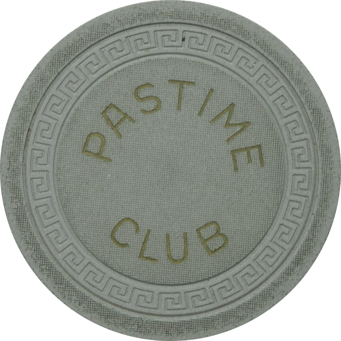 Pastime Club Casino Tonopah Nevada Grey Chip 1956