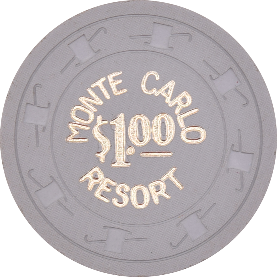 Monte Carlo Resort Casino Laughlin Nevada $1 Chip 1968