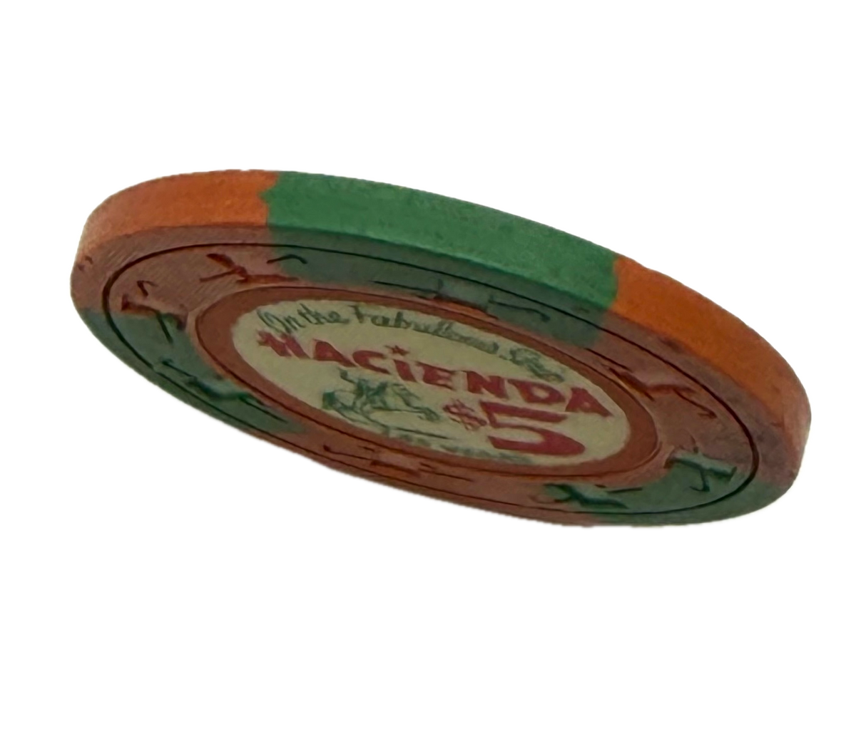 Hacienda Casino Las Vegas NV $5 Chip 1974