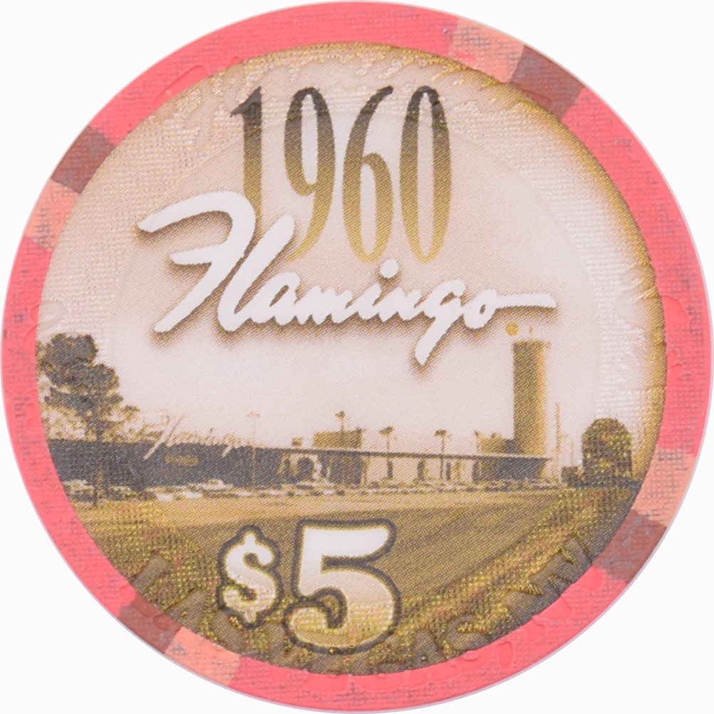 Flamingo Casino Las Vegas Nevada 1960 Decade $5 Chip 2003