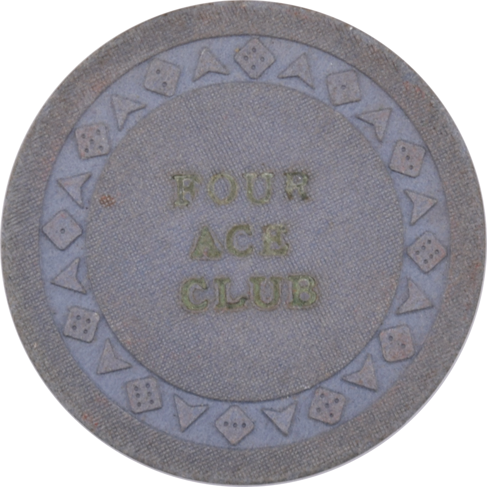 Four Ace Club Casino San Diego California Grey Chip