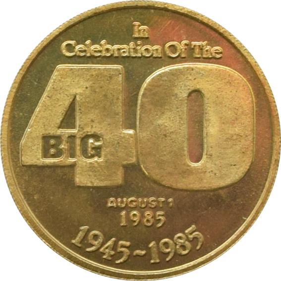 Sandy Stupak "The Lady Maverick" Celebrating The Big 40 1945-1985 Token