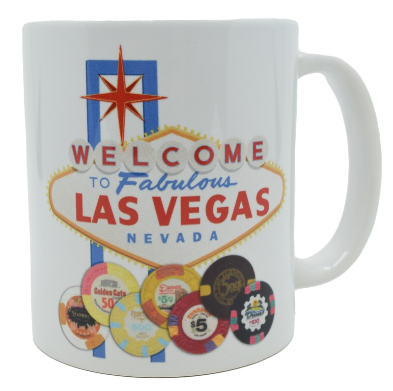 Spinettis Gaming Supplies Las Vegas Sign 11oz Mug
