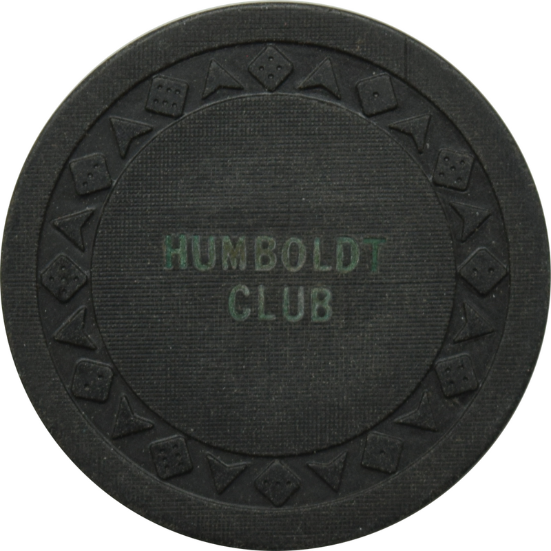 Humboldt Club Casino Carlin Nevada $5 Chip 1950