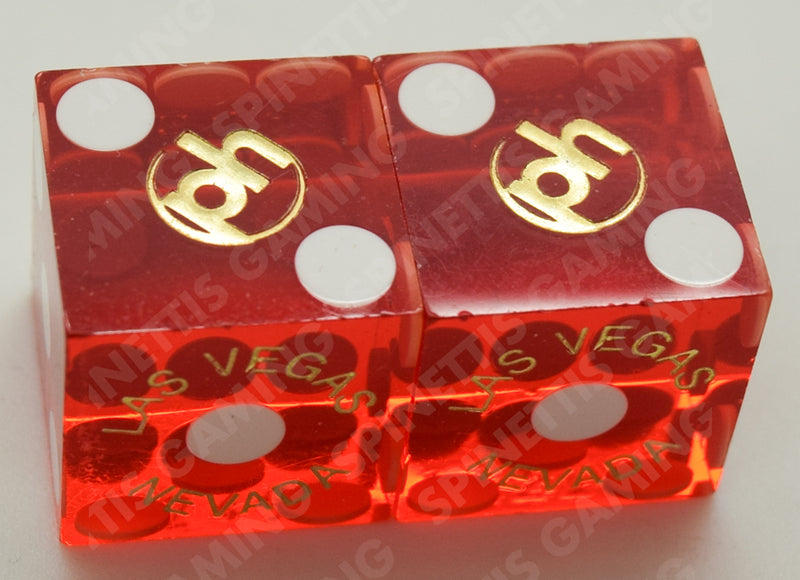 Planet Hollywood Las Vegas Nevada Red Matching Number Pair of Dice