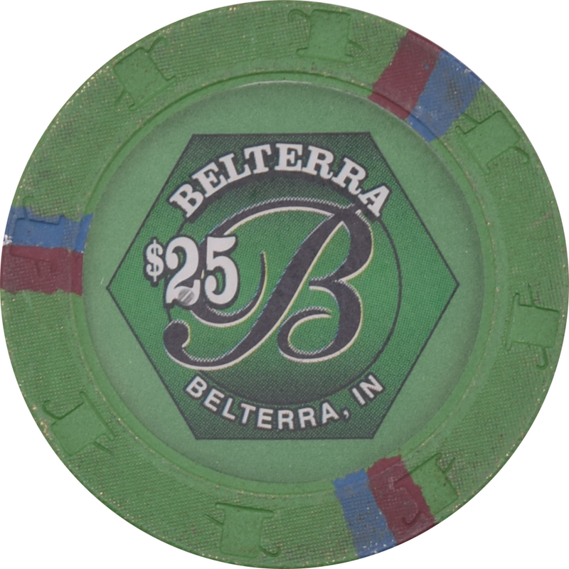 Belterra Casino Belterra Indiana $25 Chip 2000