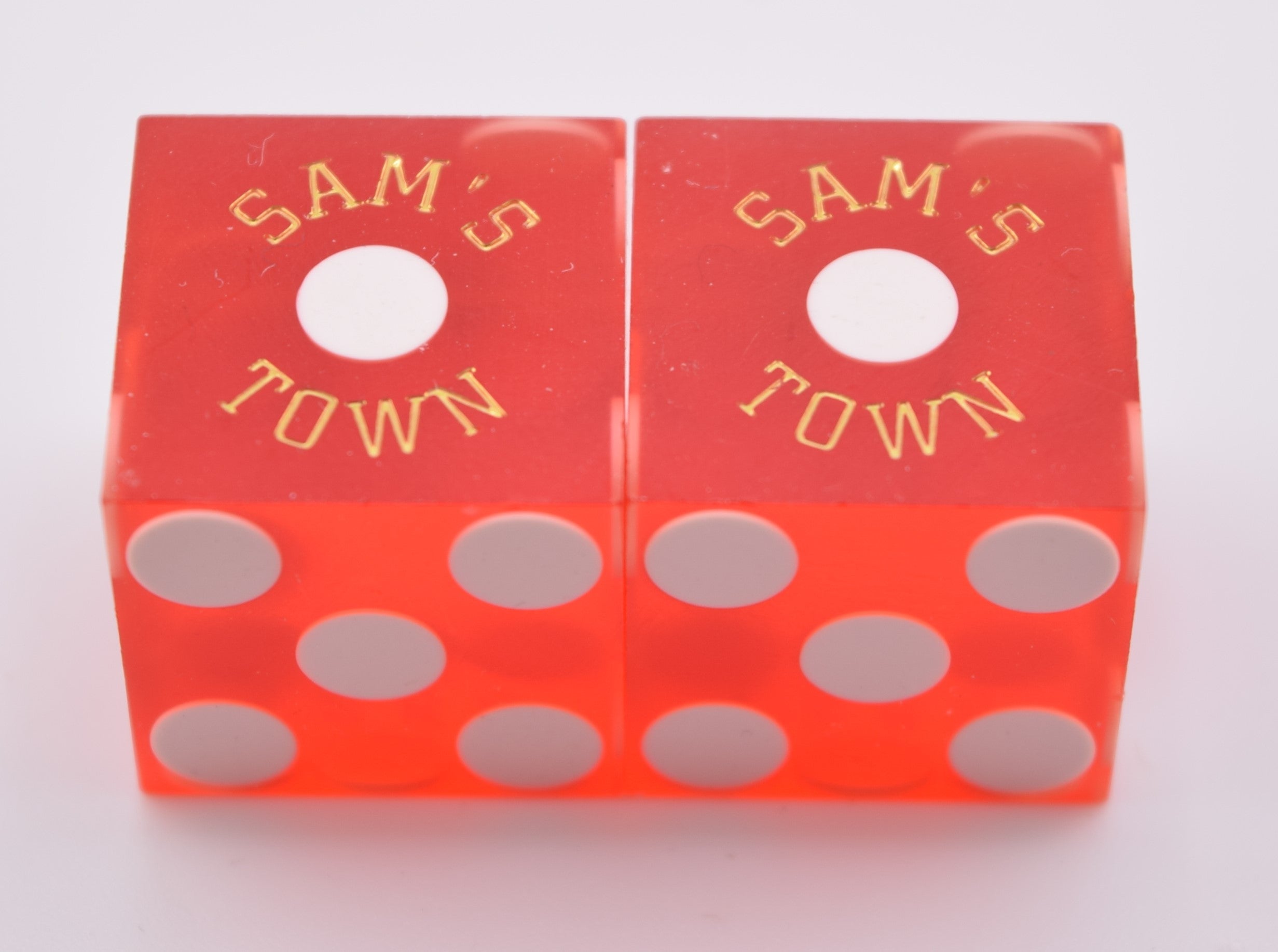 Sam's Town Casino Las Vegas Nevada Pair of Dice