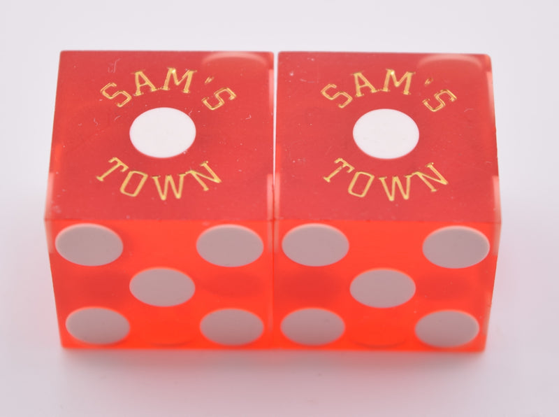 Sam's Town Casino Las Vegas Nevada Pair of Dice