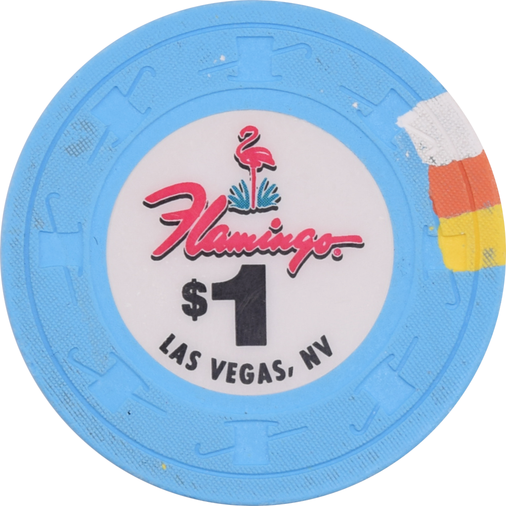 Flamingo Casino Las Vegas Nevada $1 Spotted Bird Chip 2010